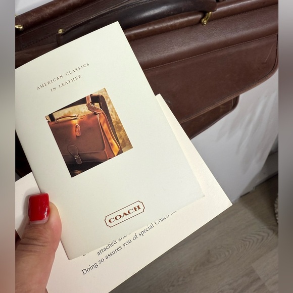 Vintage Coach  Briefcase Style 5213 Large Messenger Bag - Picture 10 of 15